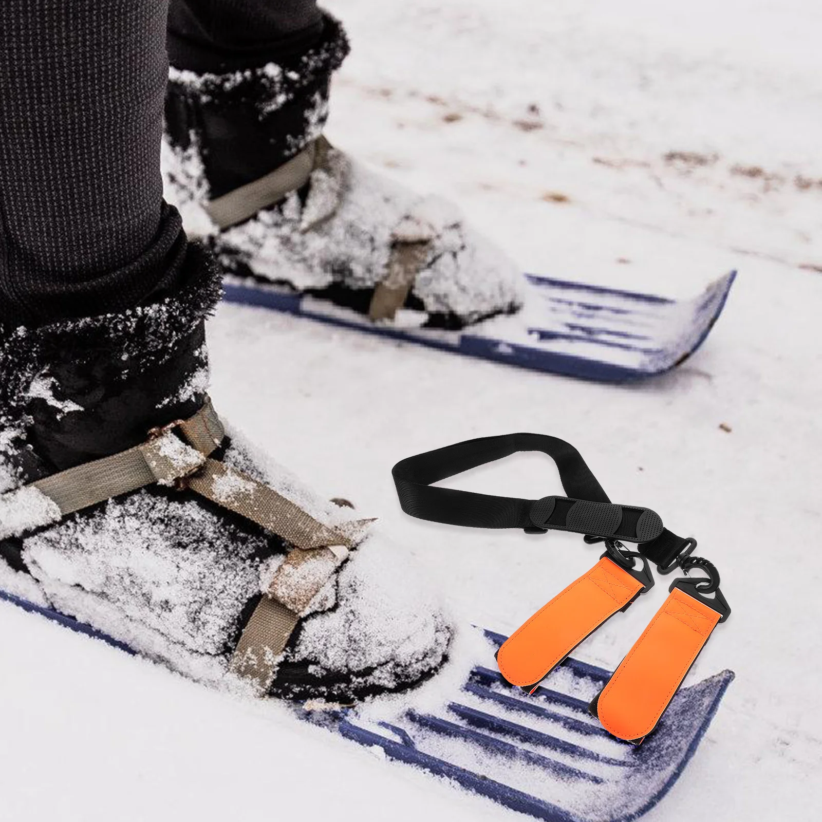 

1 Set Adjustable Ski Board Carrier Strap Comfortable Shoulder Carry For Adult Teen Lightweight Skiing Accessories Outdoor Travel