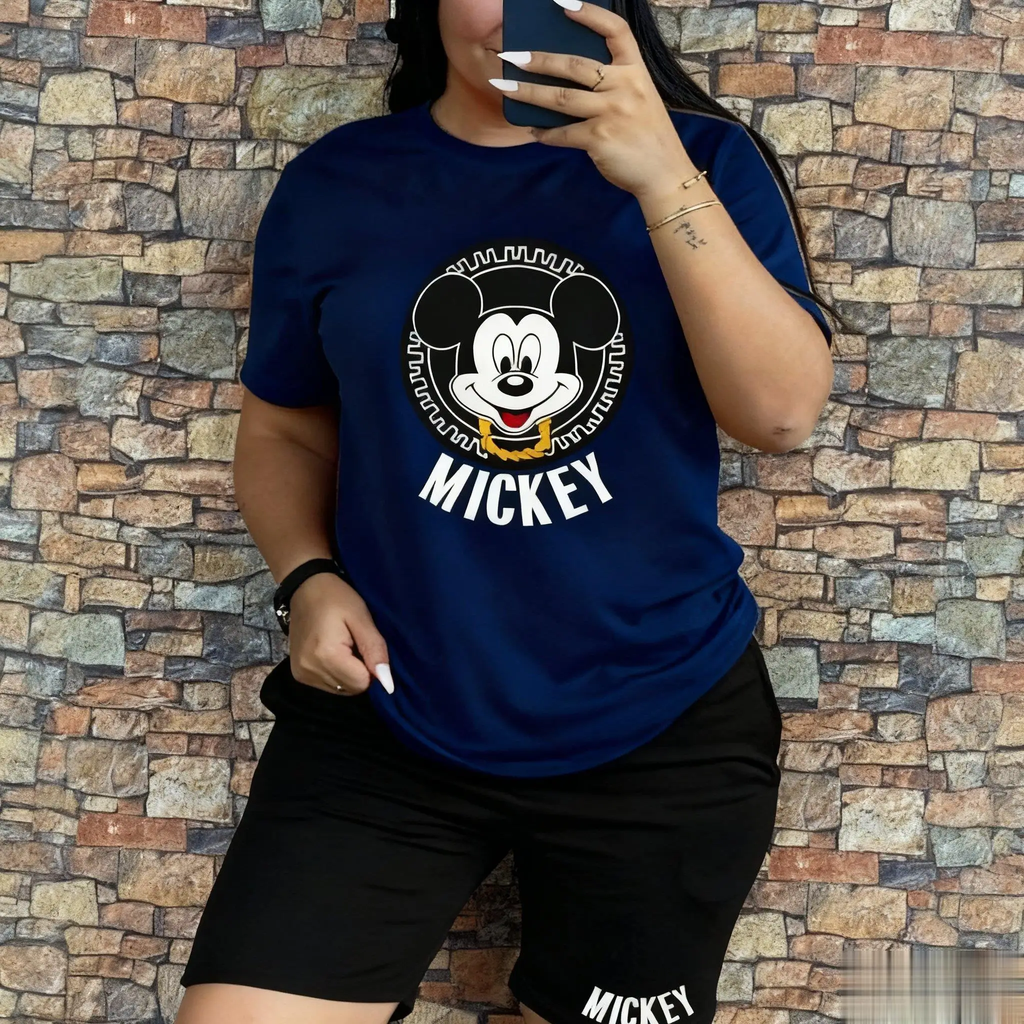 Verão na moda mickey mouse gráfico t camisa das mulheres dos homens manga curta camiseta solta oversized casual topos bonito dos desenhos animados impressão streetwear