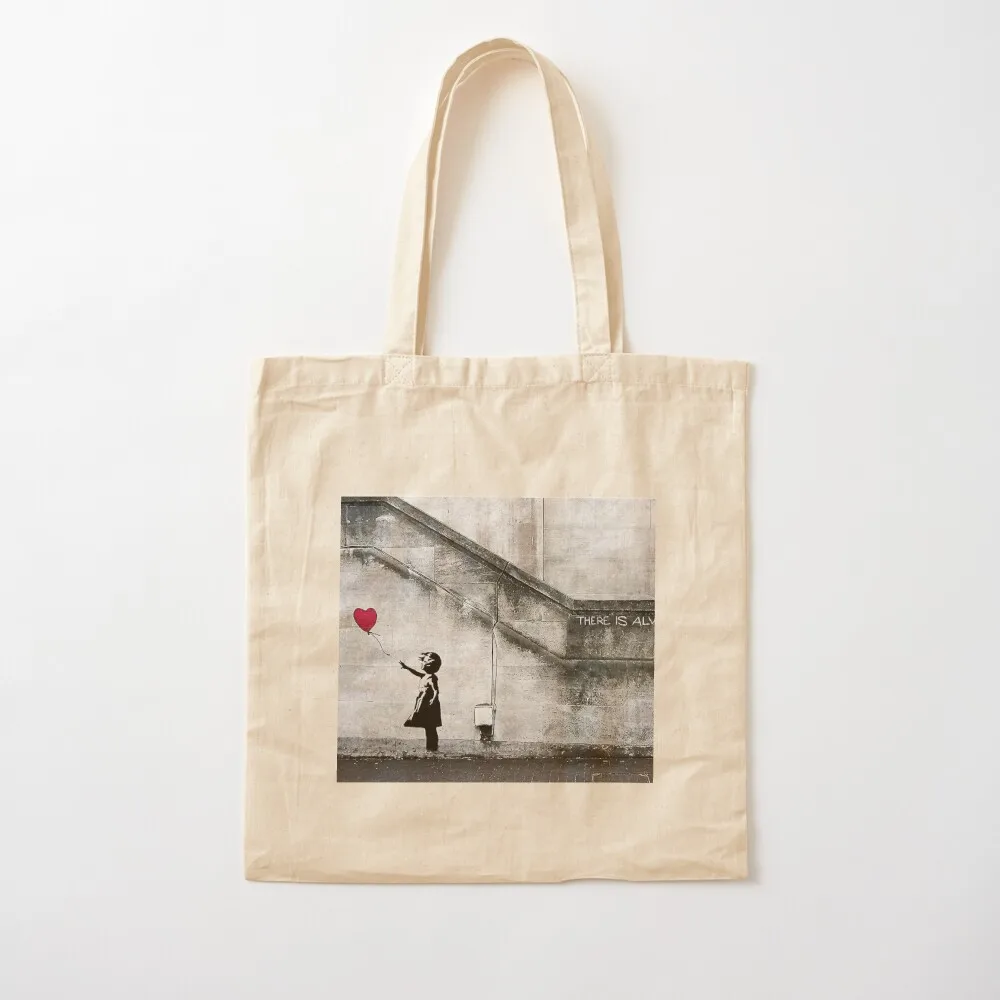 Balloon Girl - There Is Always Hope Original Mural Banksy Tote Bag