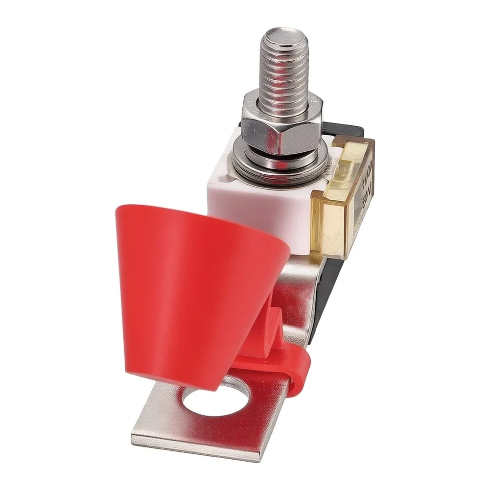 Single Bolt Fuse 100A Fuse Block For Desert Use Build Stainless Steel Construction Low Impedance Design Single
