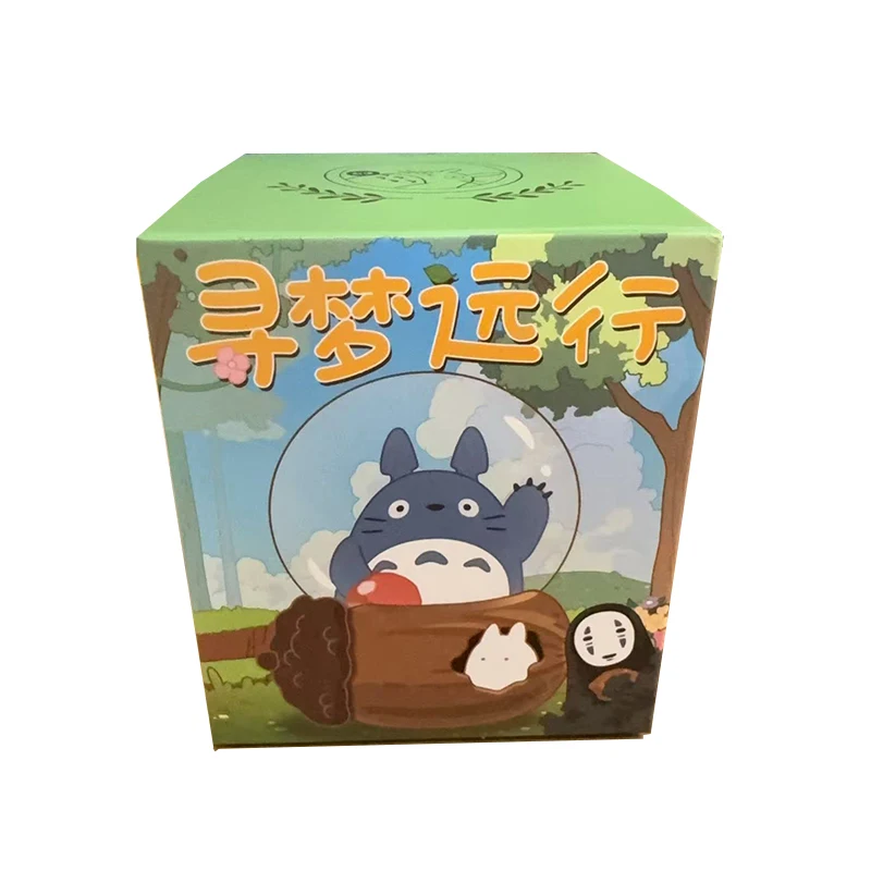 Hayao Miyazaki Caja Sorpresa de Cuentos de Hadas, Figuras de Globo de Nieve de Studio Ghibli, Adorno de Escritorio, Regalo Coleccionable con Estilo Sorpresa