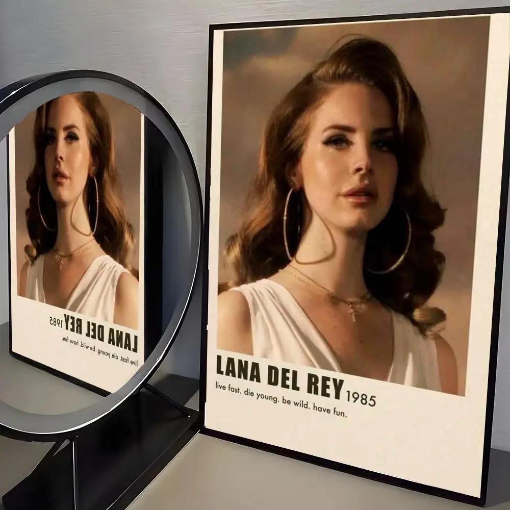 الكلاسيكية البوب L-Lana D-Del Rey ملصق HD الفن للمنزل بار مقهى مسرح السينما ديكور DIY خمر طباعة ل Un