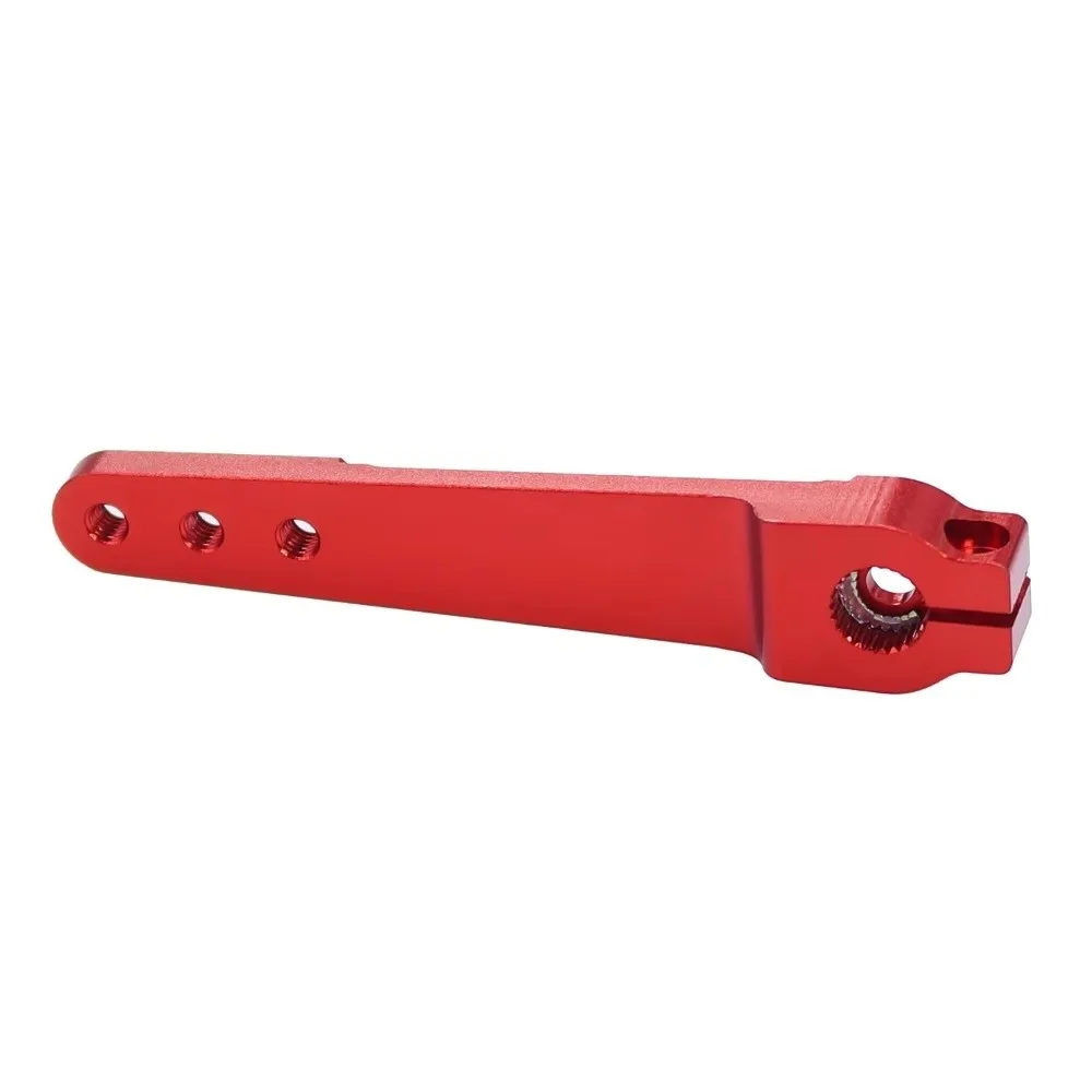 New Aluminum Alloy Steering Servo Arm M3 Hole 3 Hole Design Extended Servo Horn 1.5/1.75/2.0 Inch Servo Swing Arm for RC SCX10