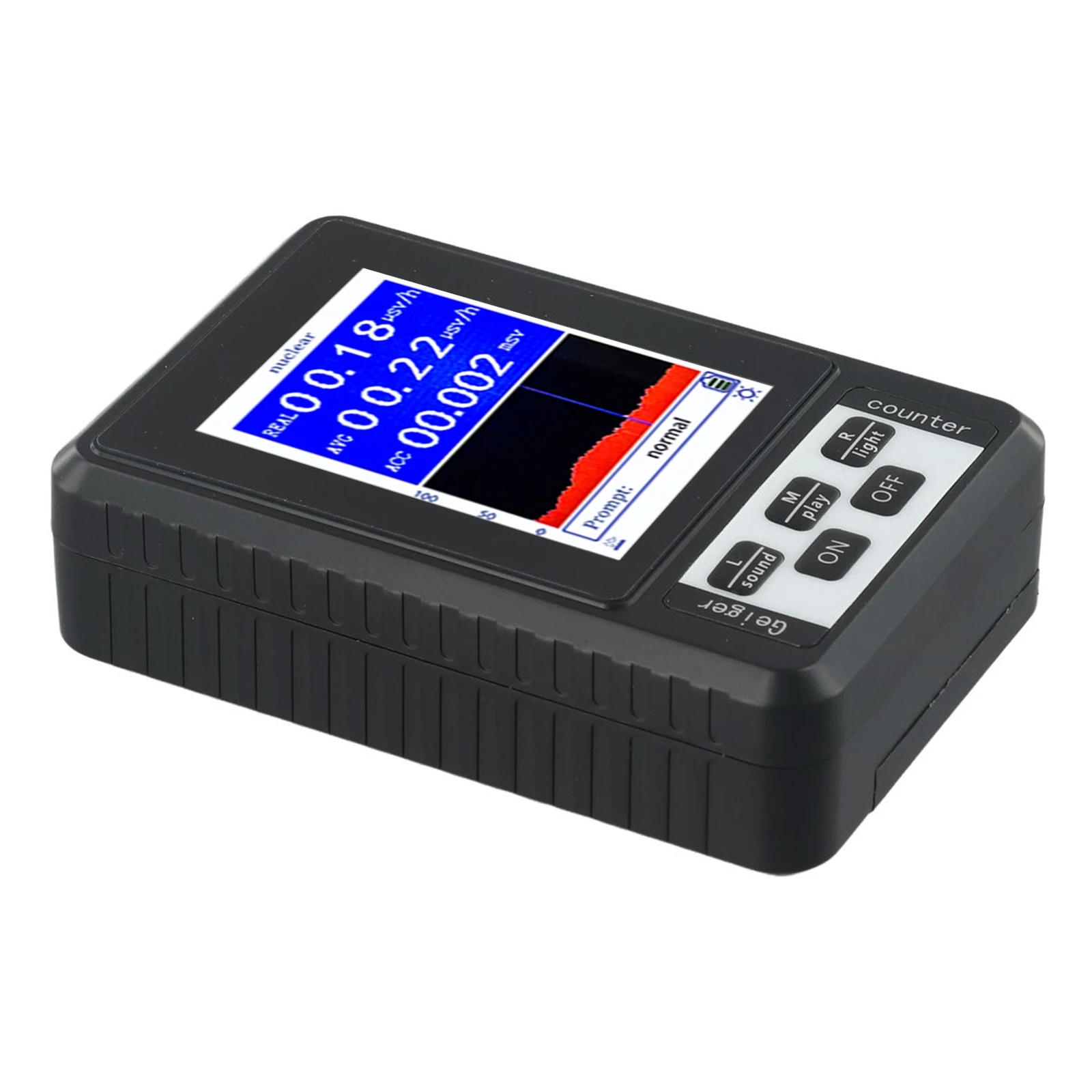 Nuclear Radiation Detector ABS Geiger Counter Nuclear Radiation Detector X-ray Γ-ray Β-ray Radioactive Tester High Sensitivity