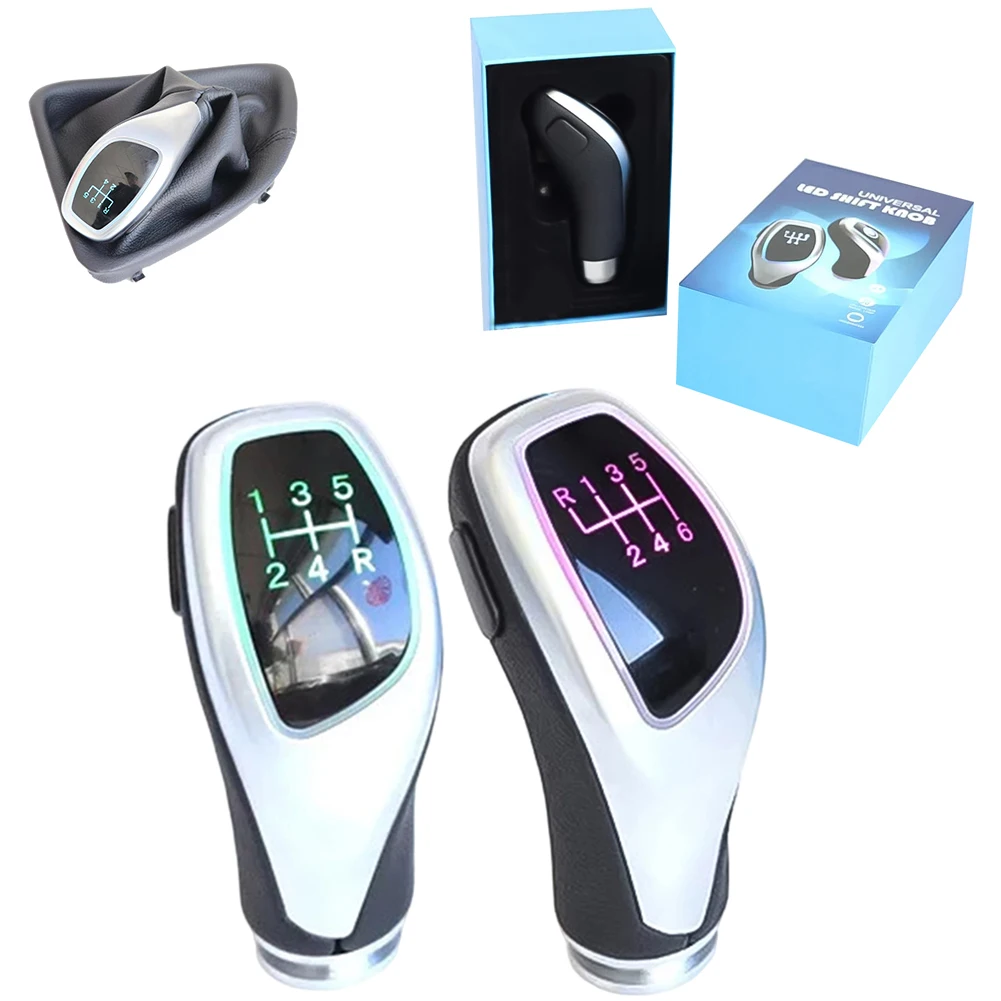 

Car Shift Lever Handball with LED Lighting Suitable for Manual and Automatic Cars Comfortable Grip and Long lasting Material