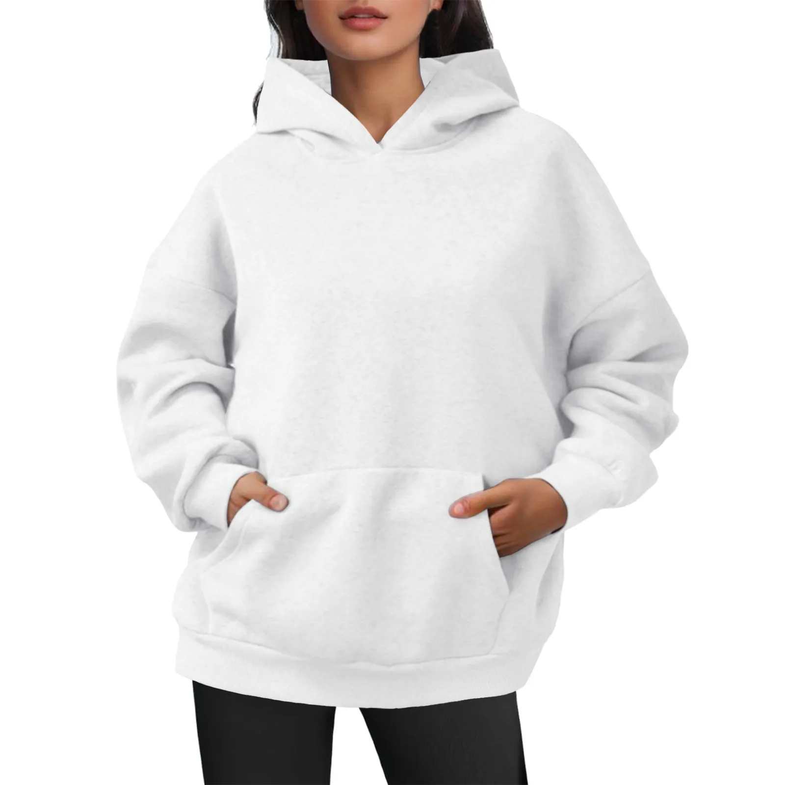 Plain Fleece Hoodies Unisex Wholesale Fashion Pullover Hoodies Women\'s hooded sweatshirt Women Blank Hooded Sweatshirt For Women