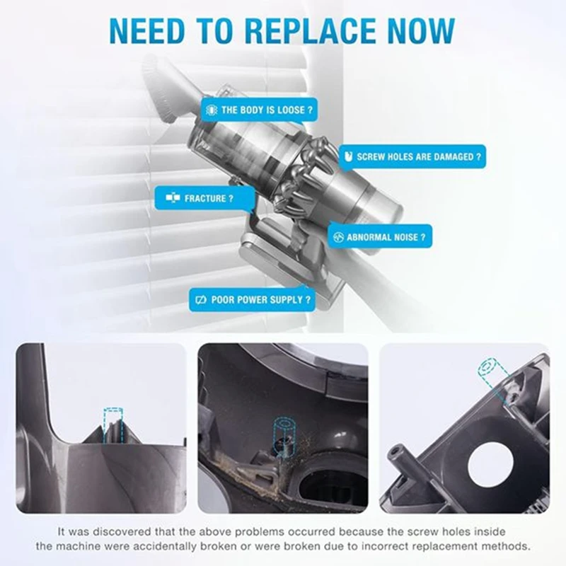 Replacement Main Body Board Motor Assembly for Dyson V10 SV12 Vacuum Cleaner Enhance Vacuum Performance