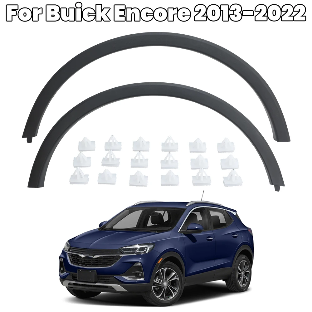 

Front Wheel Eyebrow Trim for Buick Encore 2013-2022 Fender Flare Replace Wheel Arch Molding Mudguard Exterior Car Accessories
