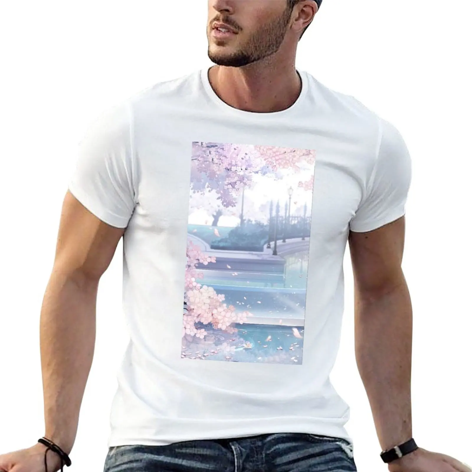 

New Aesthetic Anime T-Shirt custom t shirts Tee shirt Aesthetic clothing man clothes mens t shirts