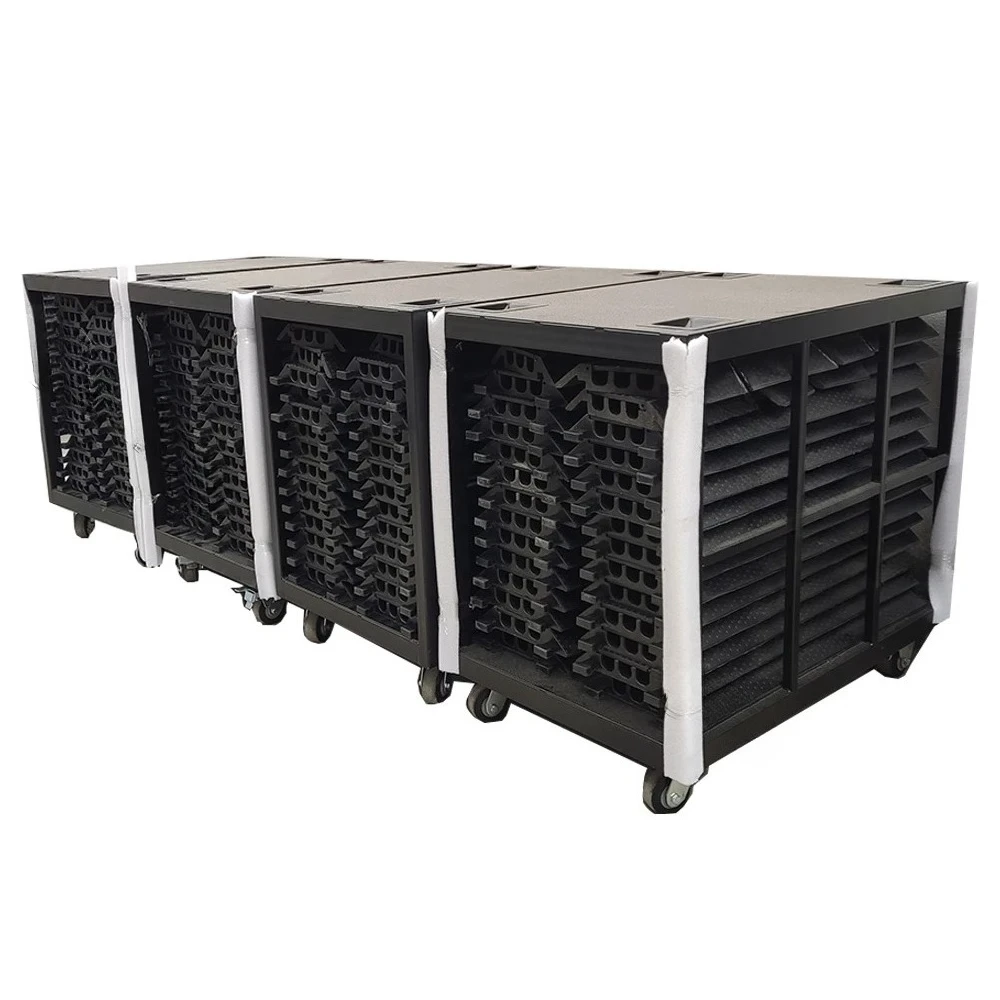 

Great Quality Rubber Custom 2ch 3ch 4ch 5ch Package Transport Protector Carrier Trolly Cable Ramp Cart