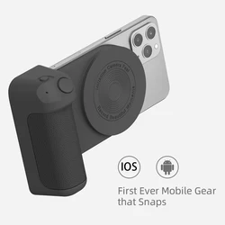 3 in 1 Camera Holder Grip Charging Multifunctional Magnetic Selfie Photo Bracket Bluetooth Remote Control Mount for Android/iOS