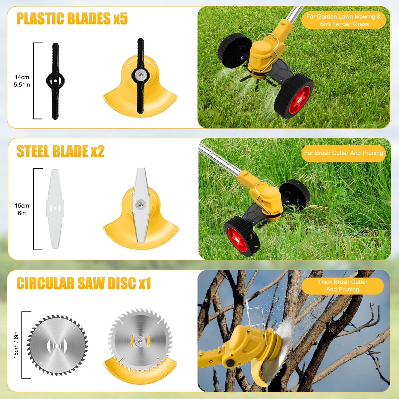 Cortadora de césped inalámbric - Power Tools Red reseña y precio