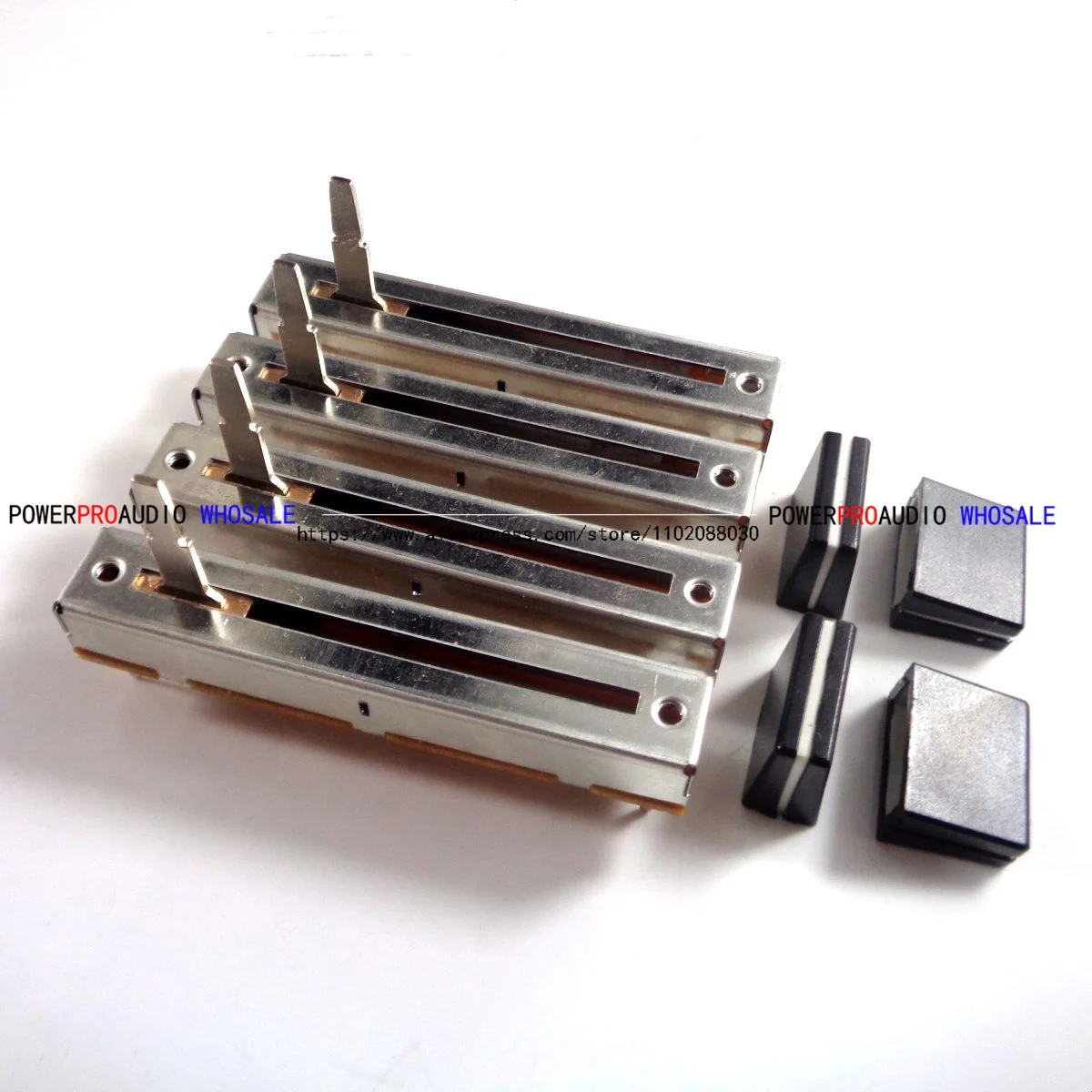 4 قطعة الشريحة الأصلي VR 418-S1MK2-725 قناة Fader ل بايونير DDJ-SX2 DDJ-RX مع مقبض الباب
