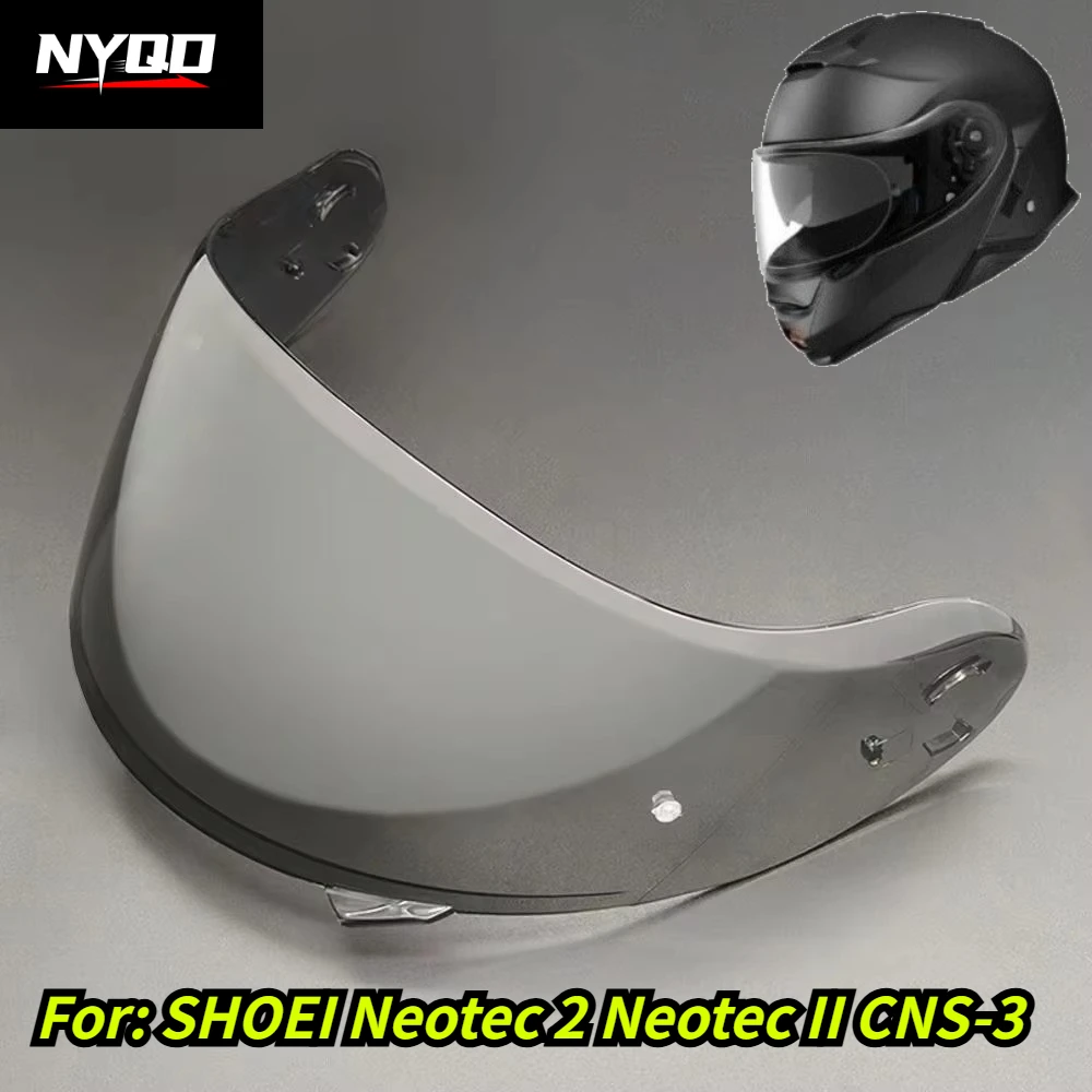 Motorcycle Helmet Visor For SHOEI Neotec 2 Neotec II CNS-3 UV Protection Replacement Lens Shield