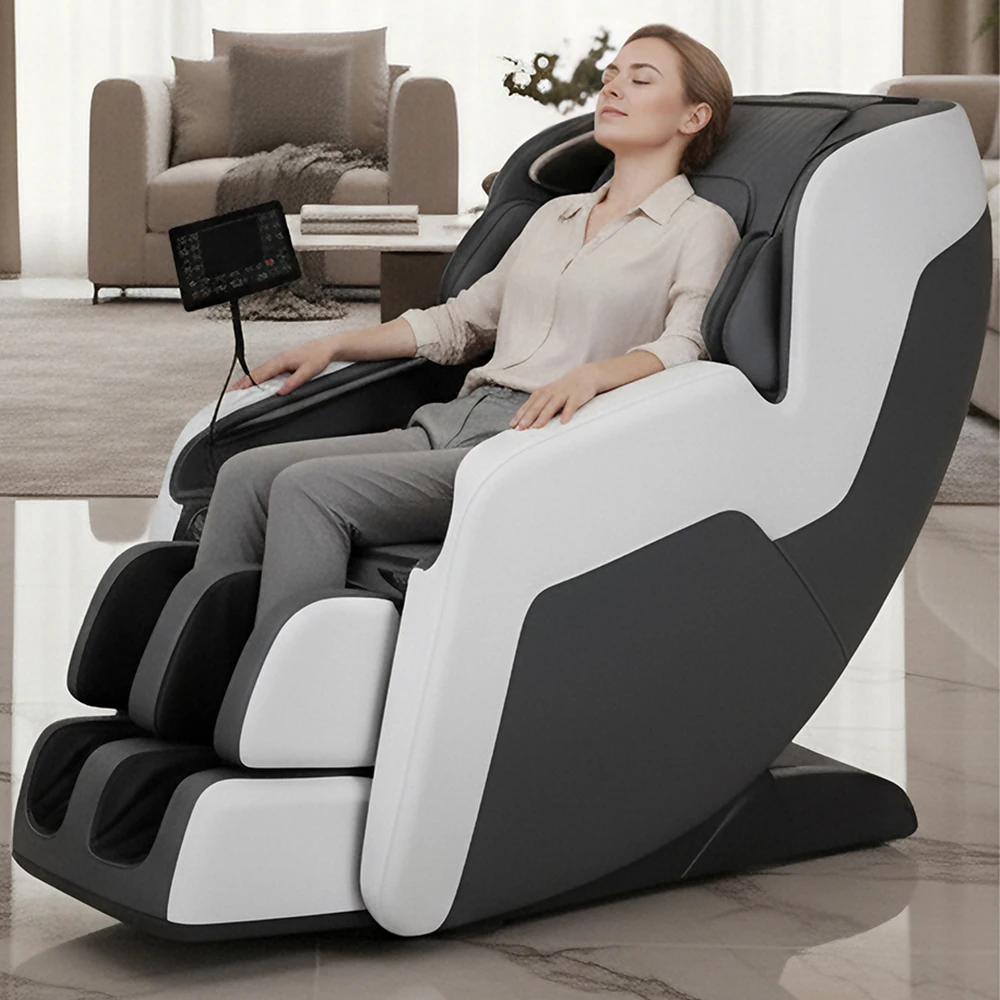 

Luxury Leather Electric 8D Zero Gravity Full Body Airbag Massage Chair With Automatic Programs New Design MASSAGE CHAIR