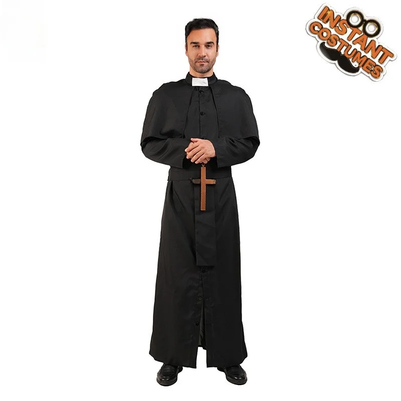

Adult loween Priest Costume Stage Performance Suit Role-plang Cross-border Ethnic Faion Women's Traditional Clothing