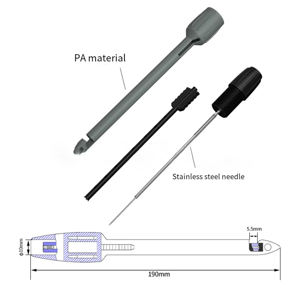 Multimeter Test Leads Kit, Gold-plated Pen Tip + Extended Wire Breaker JT0091 Double-layer Insulating PVC Replacement Tools