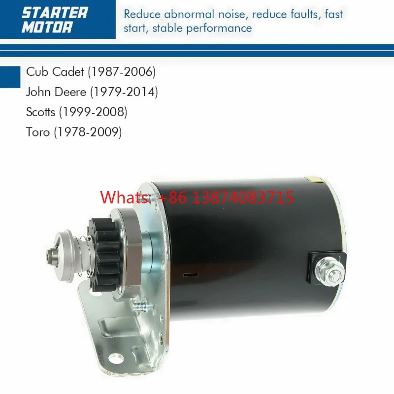 

Starter Motor Replaces OE Part # 390838 391423 392749 394805 491766 497594 497595 693054 For Briggs & Stratton