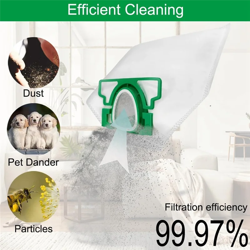 Filtro A83G-10 PCS y filtros 2 uds, para filtros Kobold VK200 FP200, Premium Allergiker Geeignet, para filtros VK200