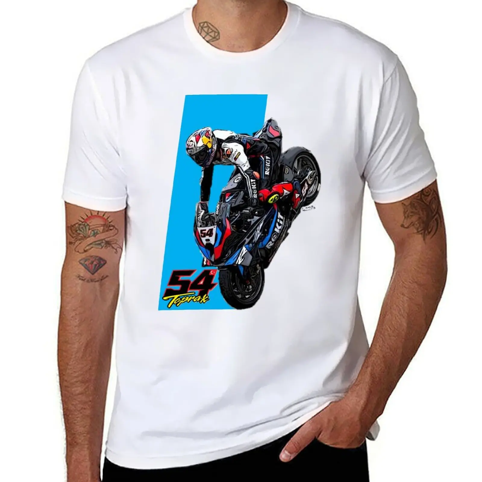 

Drawing Toprak Razgatlolu Stoppie Season 24 T-Shirt cotton t shirts high quality t shirt for man 100 percent cotton T-shirt