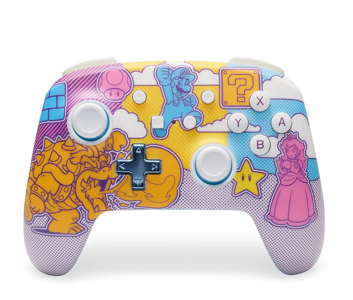 

Усовершенствованный беспроводной игровой контроллер для Nintendo Switch, Lite, OLED и Next Gen — игровой пад с Bluetooth и дизайном в стиле поп-арт