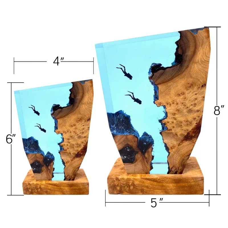 Deep Sea Colorful Exploration Decorative Lights, Unique Gifts for Divers, Home Decoration Lighting Fixtures, USB