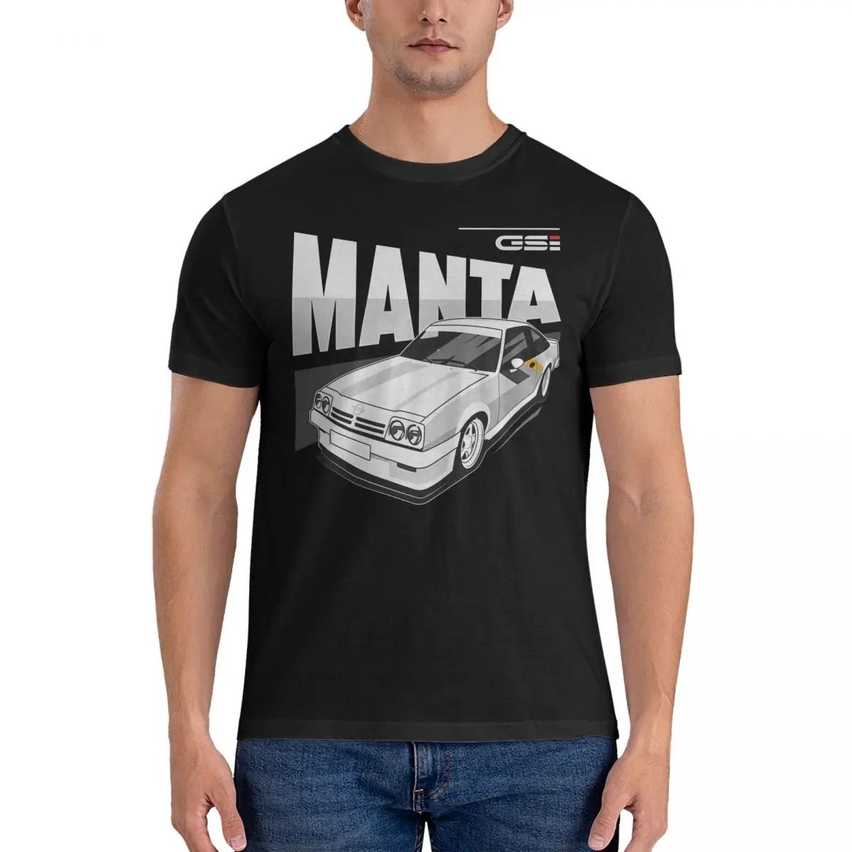 MANTA GSI T-Shirts Men Manta gsi Vintage 100% Cotton Tee Shirt Round Collar Short Sleeve T Shirt 6XL Tops