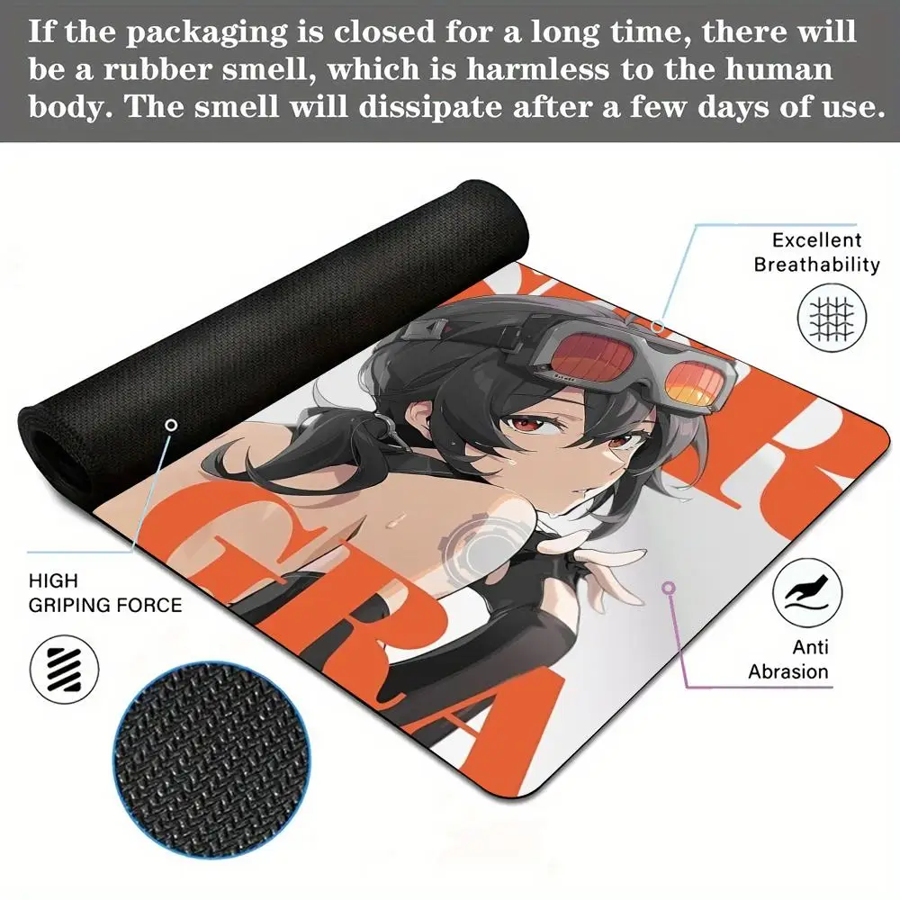 Zenless Zone Zero Mouse Pad ZZZERO ZZZ نيكول كوليدا ليكون إلين كورين كبير Kawaii مكتب الكمبيوتر المحمول لوحة المفاتيح الملحقات حصيرة مكتبية #5