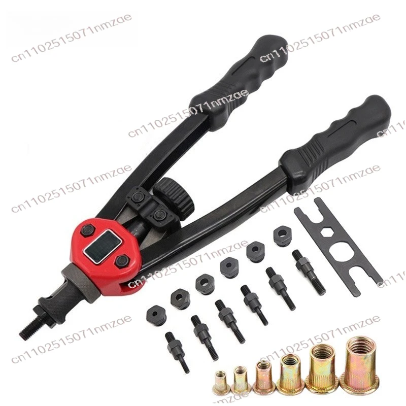 

BT-605 Double-Handle Manual Rivet Nut Gun, Rivet Nut Tool, Rivet Nut Setting Tool for M3-M10 Nuts