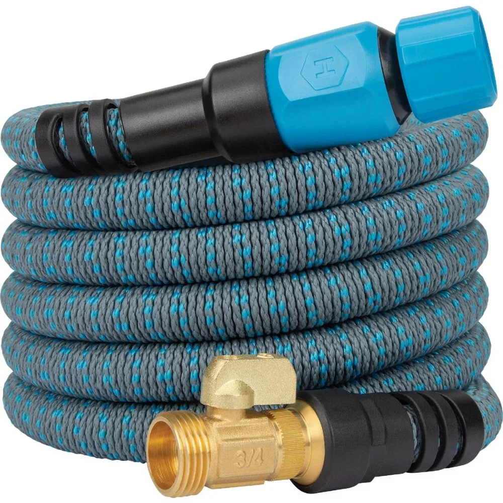 8988C4 Burst Proof Expandable Garden Hose Water Hose 5/8 in Dia. x 25 ft. - Blue USA