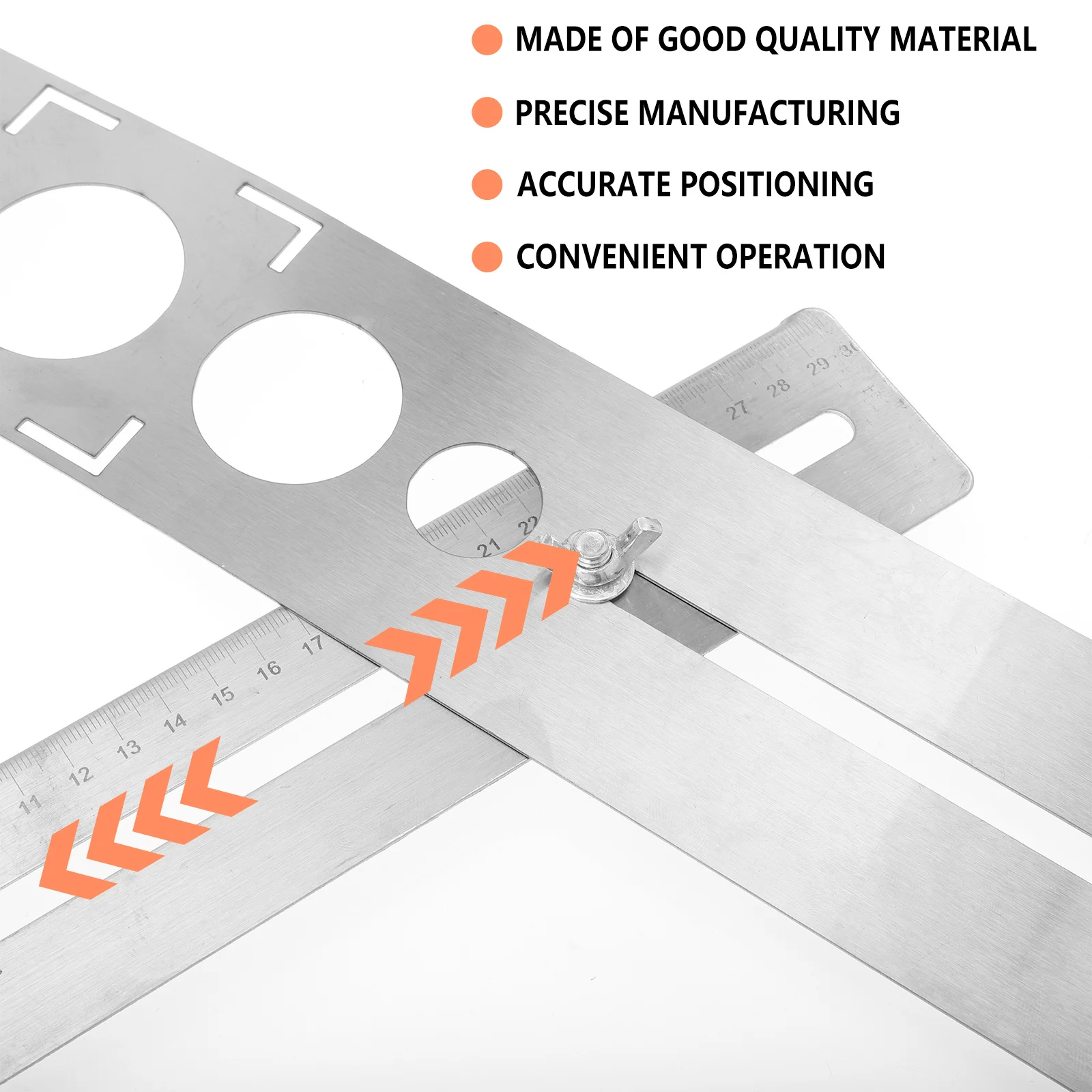 

1Pcs Marble Drilling Locator Reliable Borehole Positioning Tool for Furniture Factories Woodworking Projects Tile Drilling