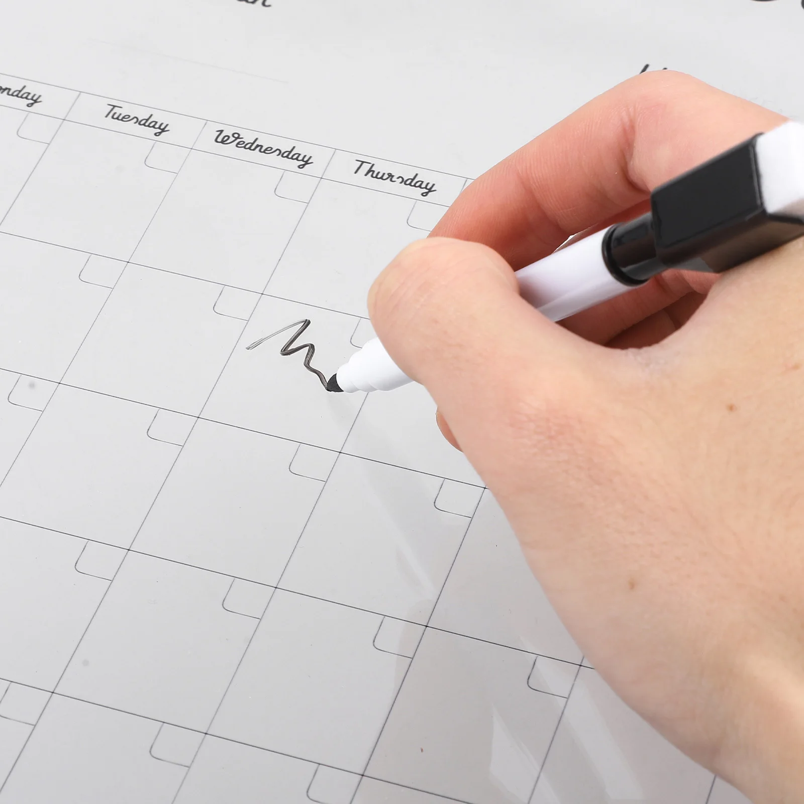 

1 Set Acrylic Clear Message Board 29.5X20Cm Erasable Weekly Planning Board For Office Home School Study Kitchen Student Reminder