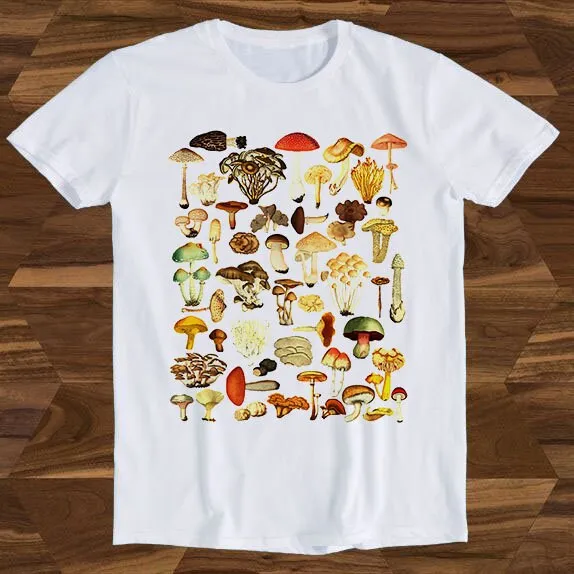 Mushroom Mycology Fungi Foraging Whisperer Stuffed Mushrooms Art Birthday Design Drawing Movie Meme Funny T Shirt T638