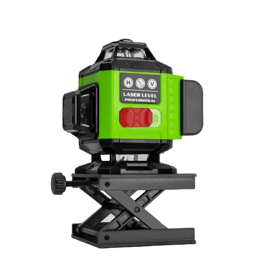 Professional 16 Line 4D Laser Level Self-Leveling Horizontal and Vertical Cross Line Super Powerful Green Beam Construction Tool