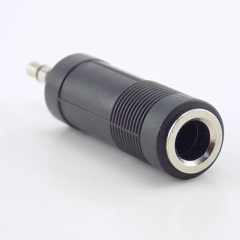 1pcs 6.5 to 3.5 Earphone Adapter 3.5mm Male to 6.5mm Female Jack Plug Stereo Socket Audio Cable Converter Adapter D5