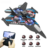 RC Aircraft with Camera Obstacle Avoidance Fighter 2.4G Airplane EPP Foam Plane Remote Control Helicopter Toys For Children Gift