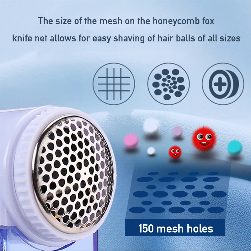 Portable Electric Pellets Lint Remover Ball Trimmer Portable Woolen Sweater Shaver Cutting Machine for Woolen Clothes 