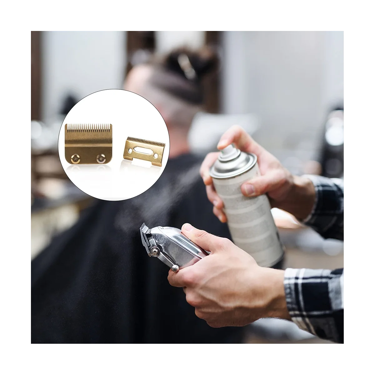 A14G-2 Pezzi Lame di ricambio professionali per tagliacapelli Parti per tagliacapelli regolabili Lama per tagliacapelli a batteria 8148