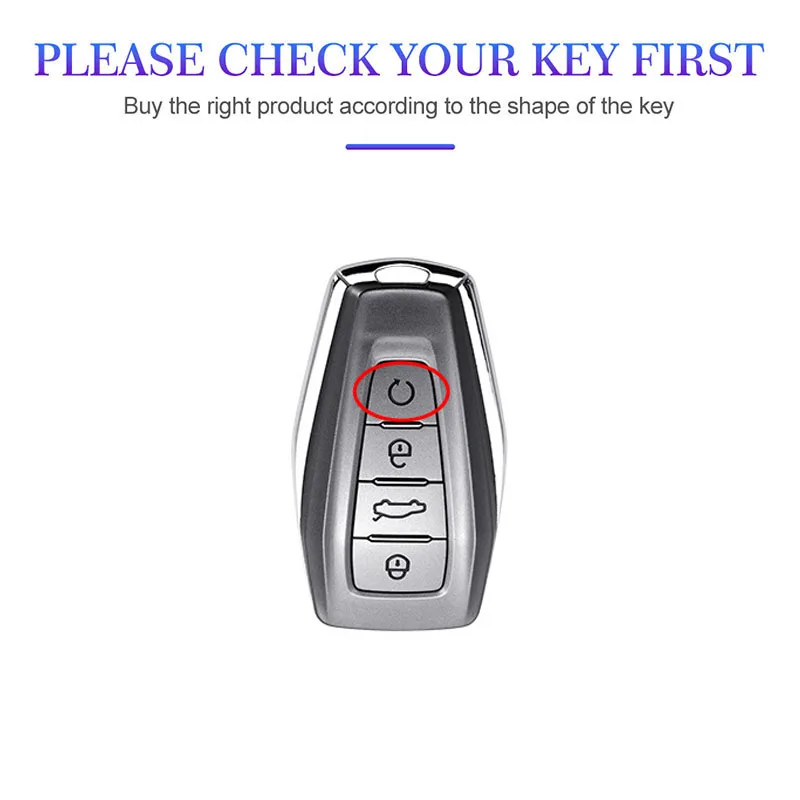 Car Key Cover Case for Geely Coolray Emgrand Monjaro Geometry C Okavango Atlas GX7 SUV GT GC9 Leather Key Shell Accessories