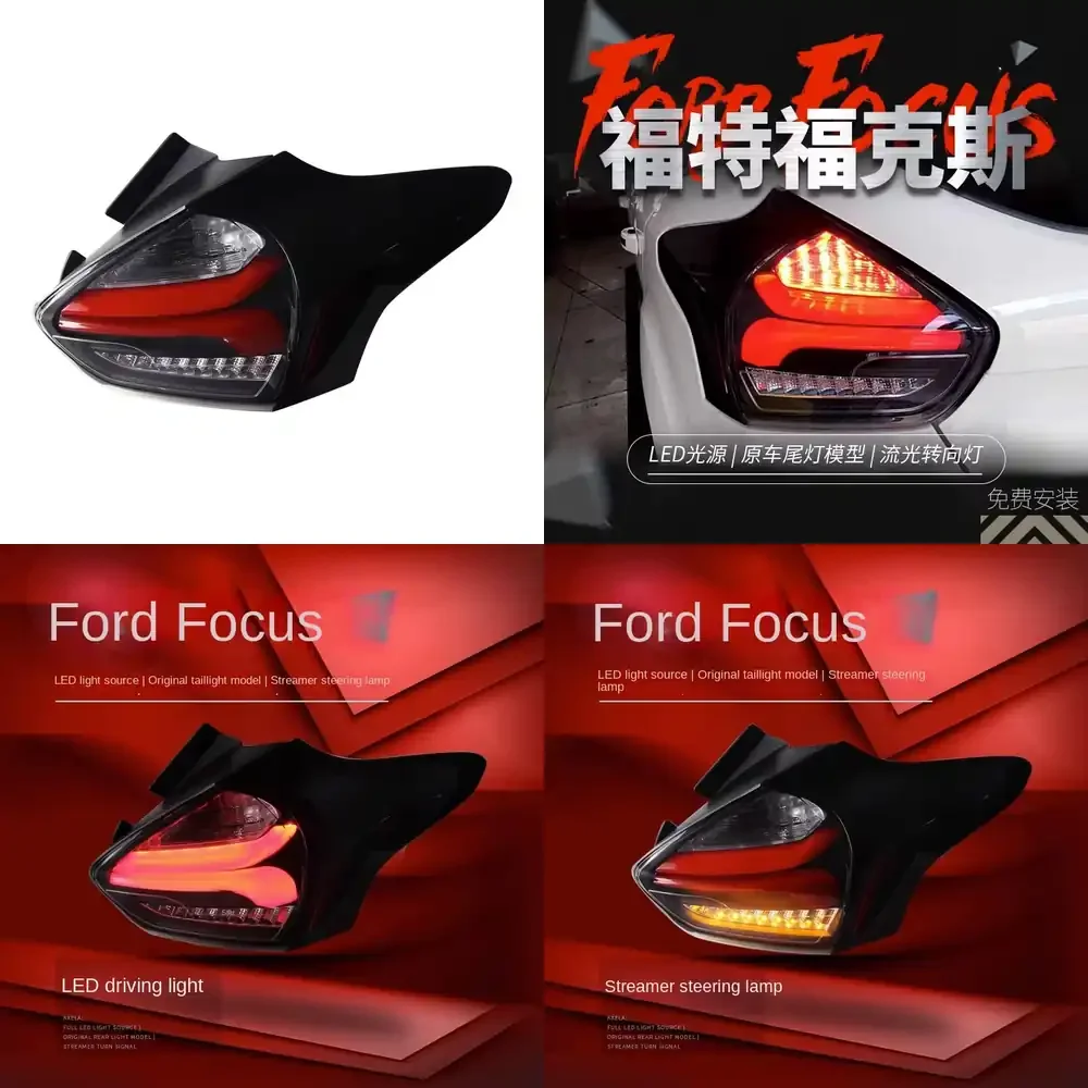 

LED Driving Light Strip and Steering Lamp Tail Lamp Assembly for Ford Focus Hatchback 2015–2018