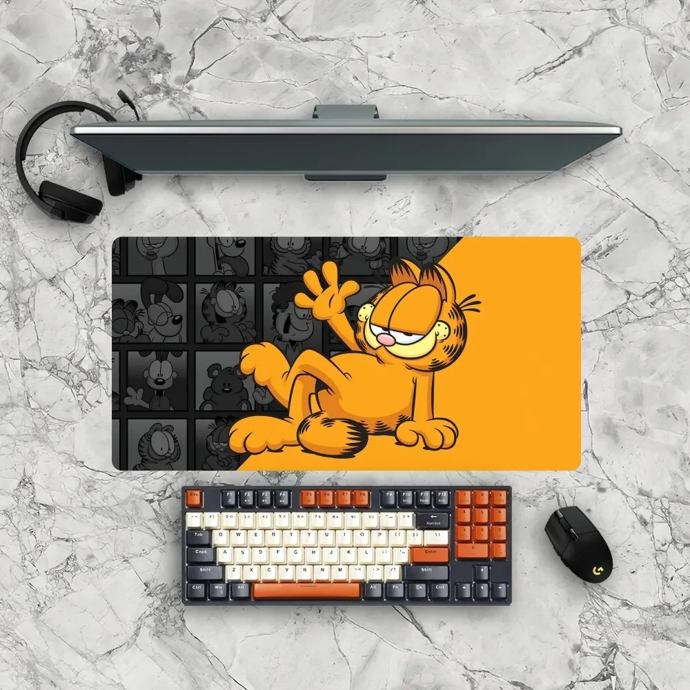 Cartoon G-Garfields Cute Mousepad Gamer Mouse Pad Size For Office Long Table Mat