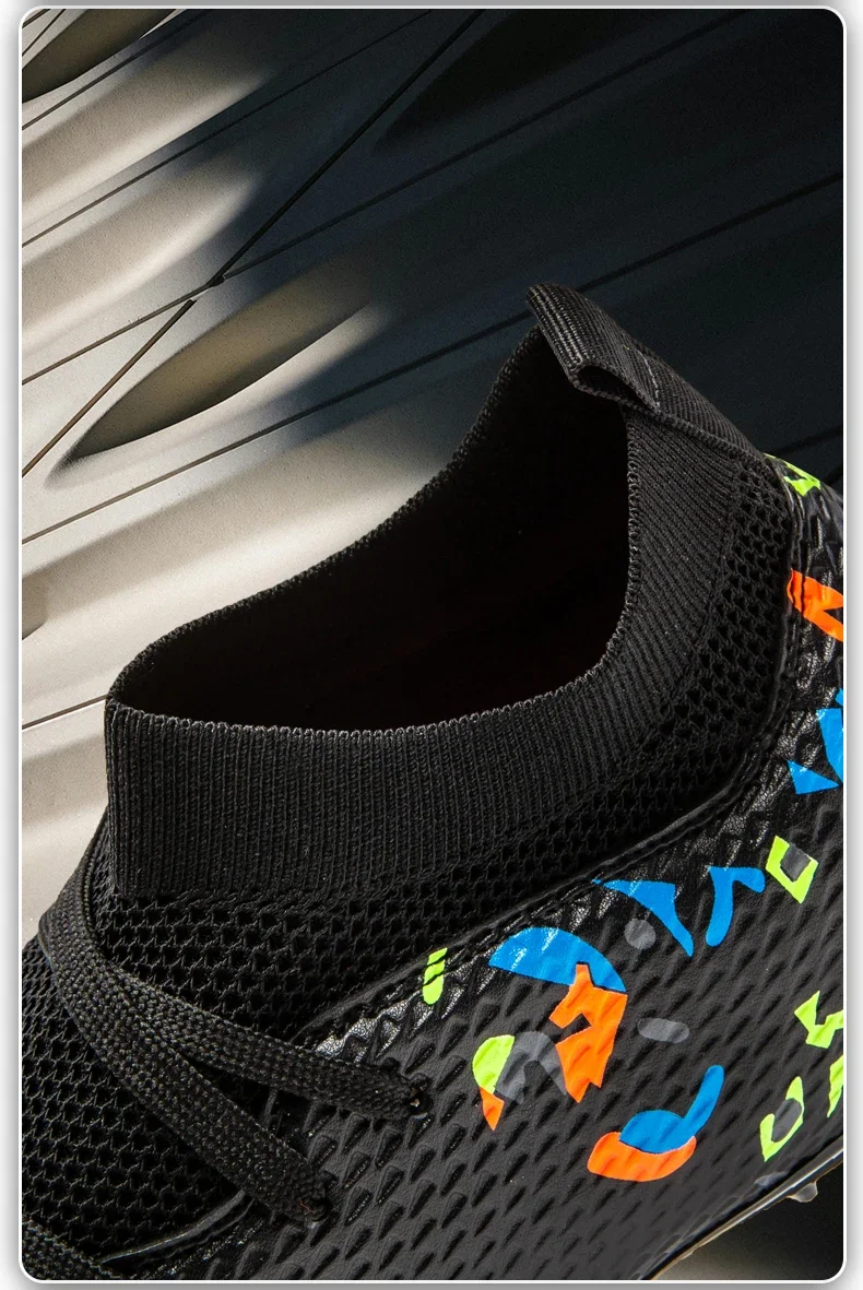 Neue Herren-Fußballschuhe Professionelle Outdoor-Sportschuhe Rutschfeste Trainingsschuhe Sneakers Rasen-Fußballstiefel Ultraleicht Unisex – Detail 6