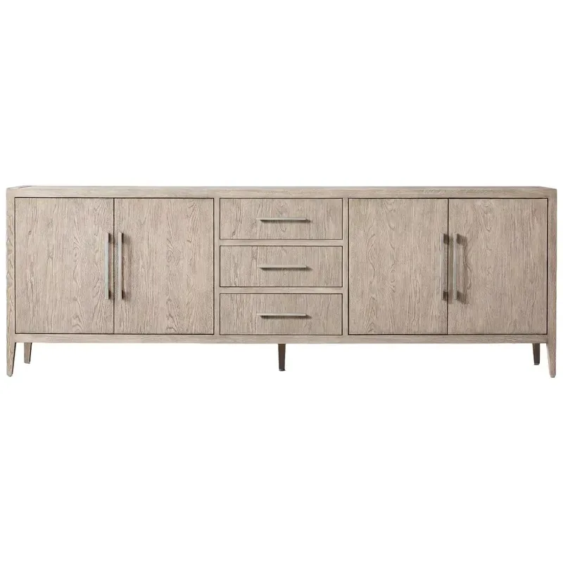 Modern Wooden Kitchen Locker Dining Side Cabinet with Door Drawer Metal Handle 3ft