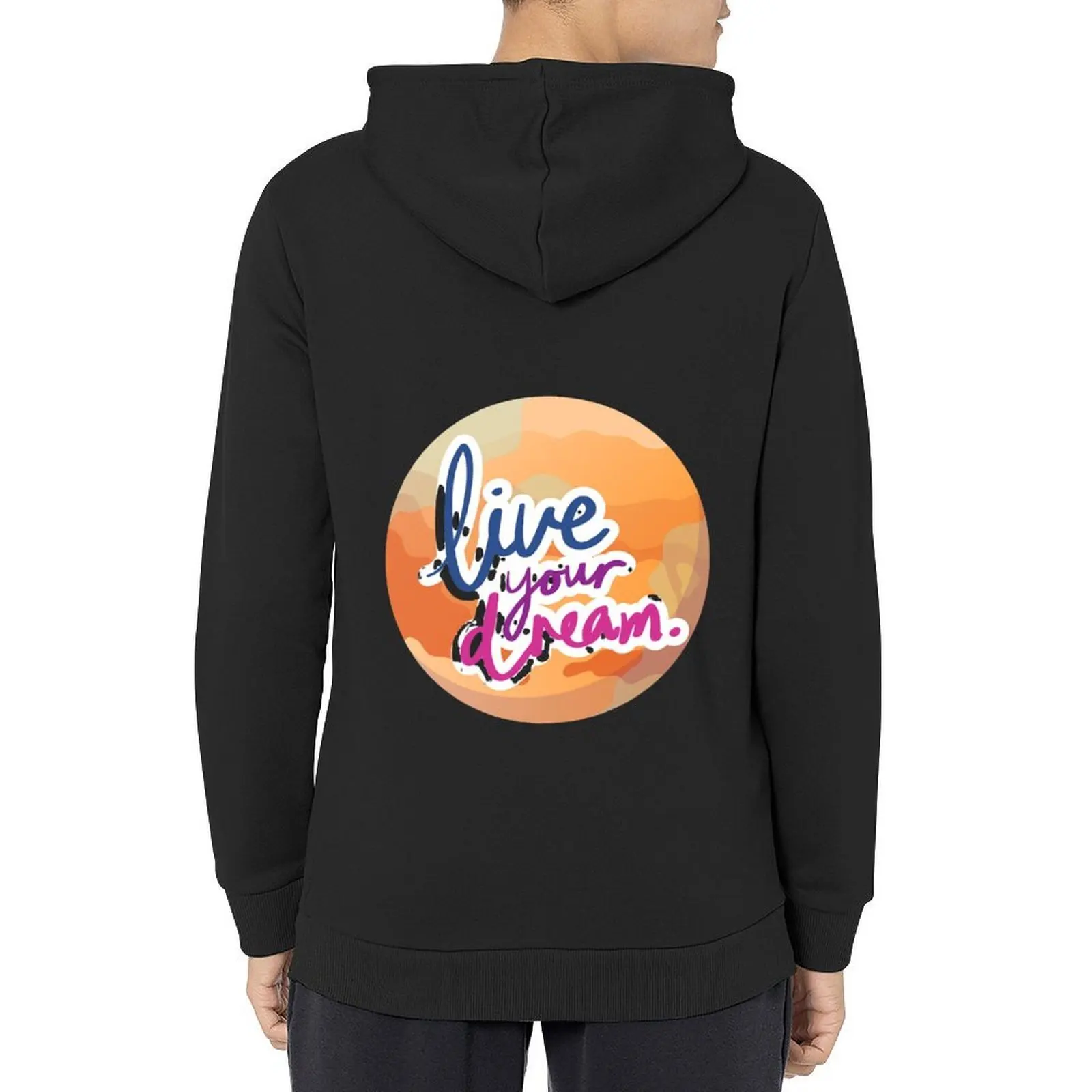 عش حلمك هوديي ملابس الخريف الكورية الرجال قميص العرق مجموعة معطف الرجال ملابس أنيمي هوديي