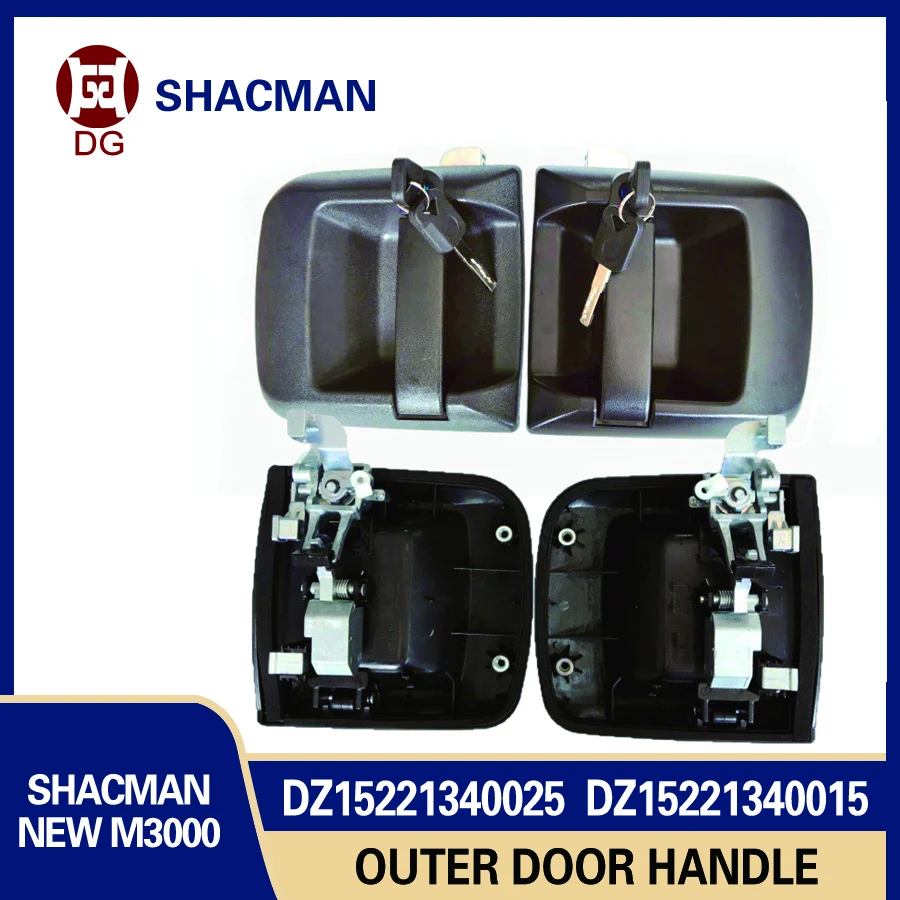 

Shacman Truck Body Parts Dz15221340025 Dz15221340015 Outer Left Right Door Handle