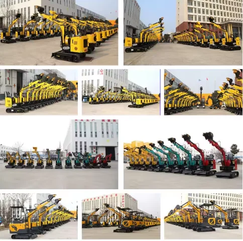 YG Customized Chinese Factory YG-15 Mini Digger Mini Excavator 1.5 Ton Mini Excavator with pilot Control Side Swing Boom