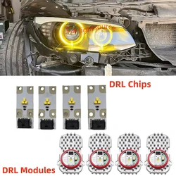 CSL Yellow DRL For BMW E92 E93 LCI Xenon Headlight 320i 325i 325xi 330i 323i 318i Daytime Running Light Blue Red Superbright
