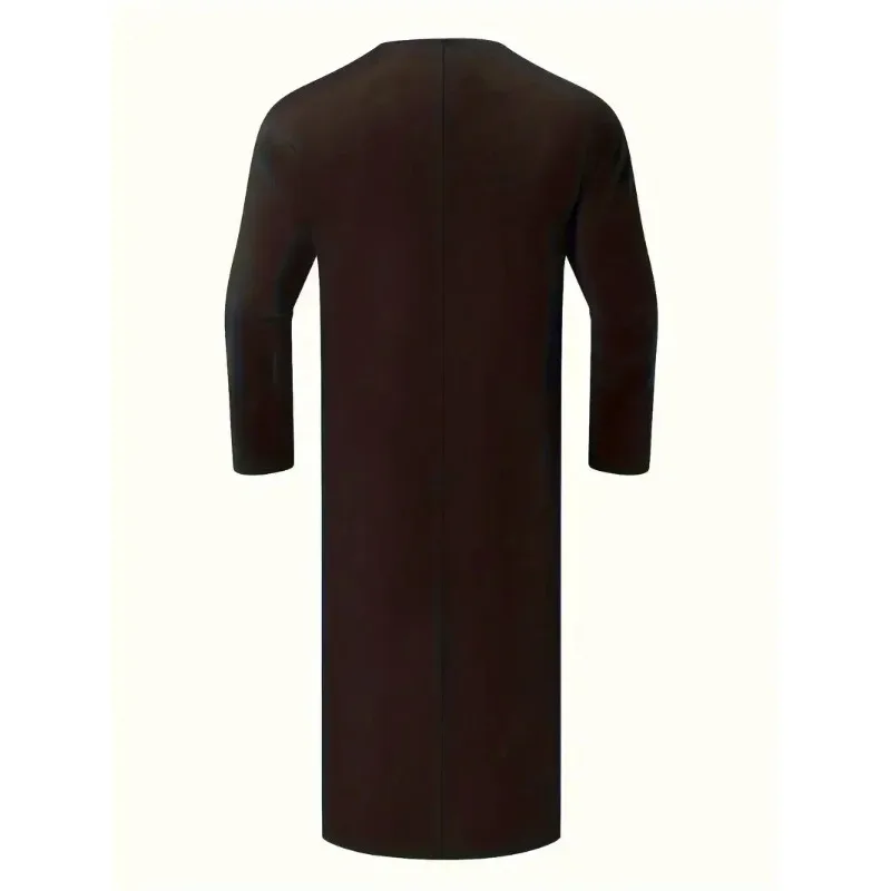 Costume Thobe pour hommes, grande taille, robes musulmanes, caftan de Dubaï, vêtements islamiques, prière arabe, Eid, vêtements islamiques, Qamis zones Me Musulman