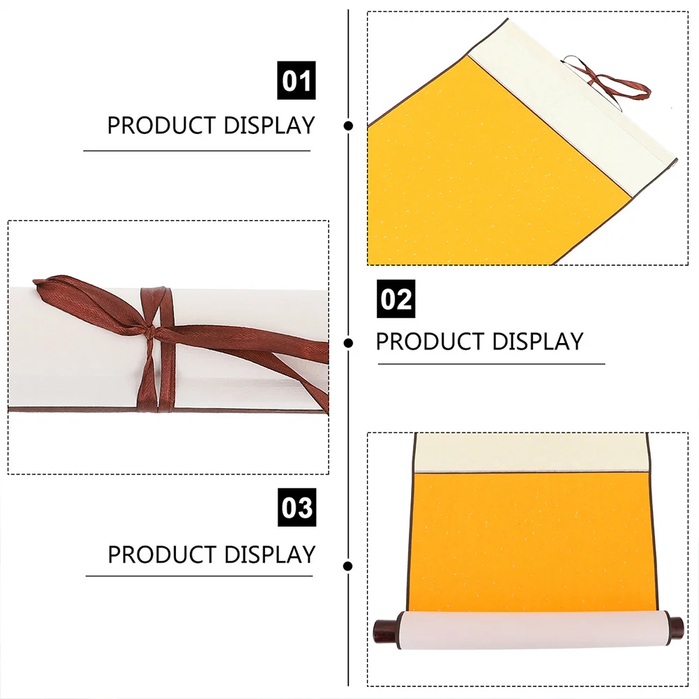 

Calligraphy Art Scroll Paper Chinese Painting Supply Blank Hanging Scroll For Home Office Decoration Portable Sketch Pad