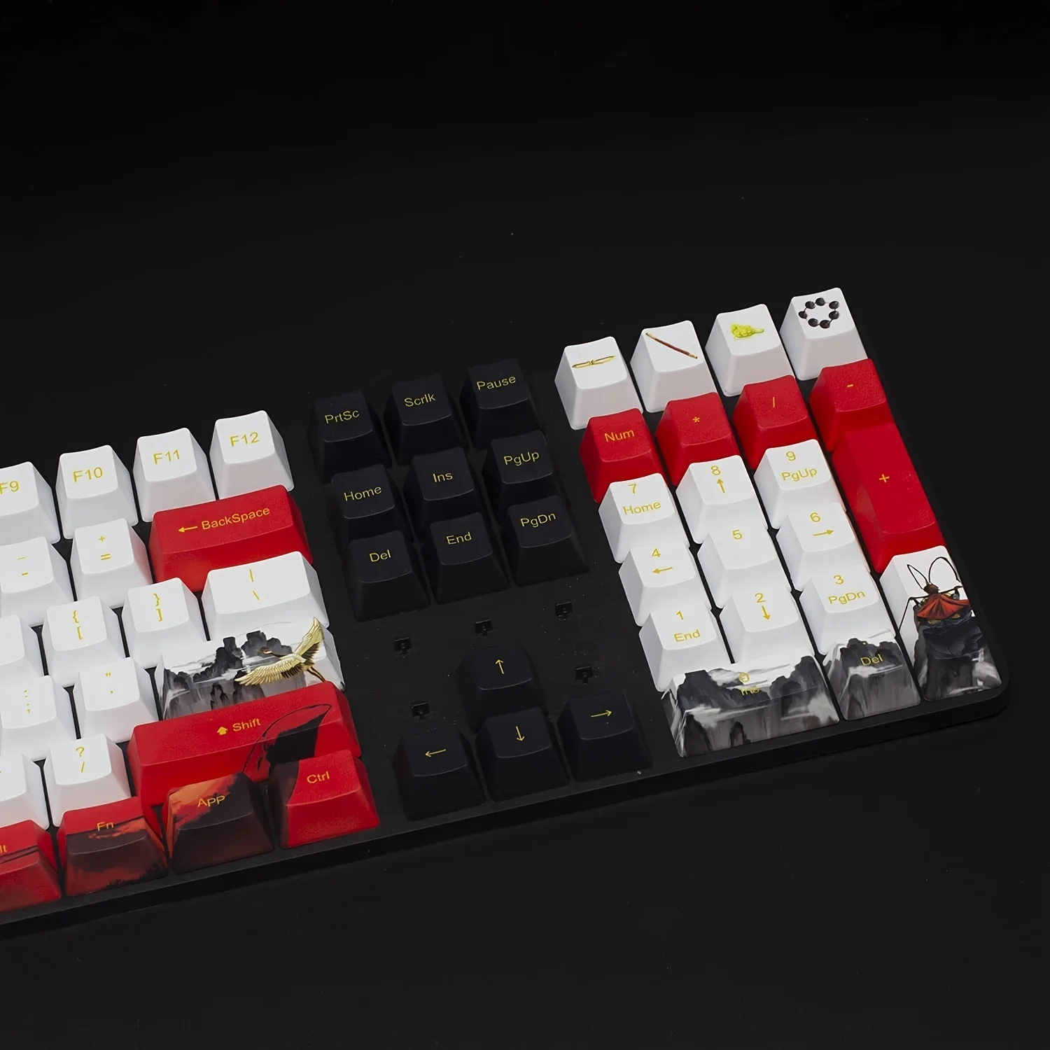 

104+24 XDA Keycaps Set PBT Layout For Mechanical Keyboards-MonkeyKing